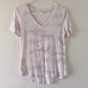 Old Navy Pink Camoflauge Tee
